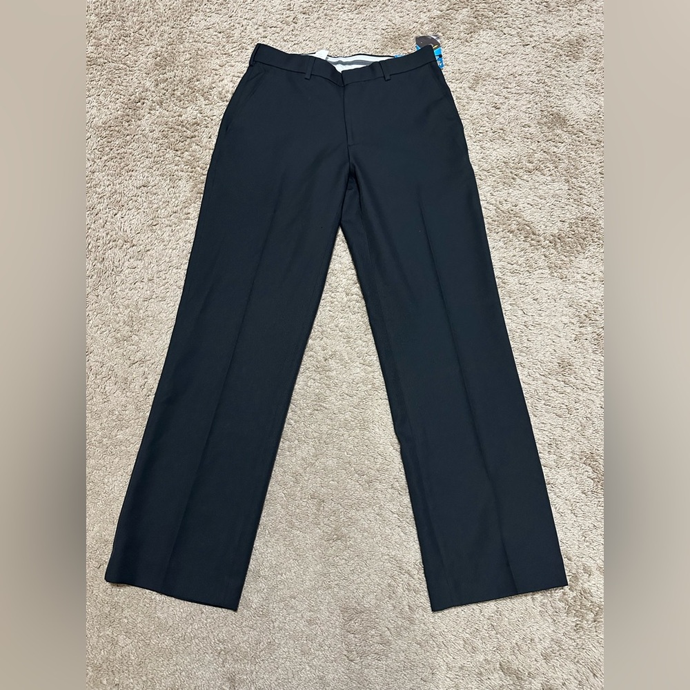 PGA Tour Men's Black Dress Pants F-24